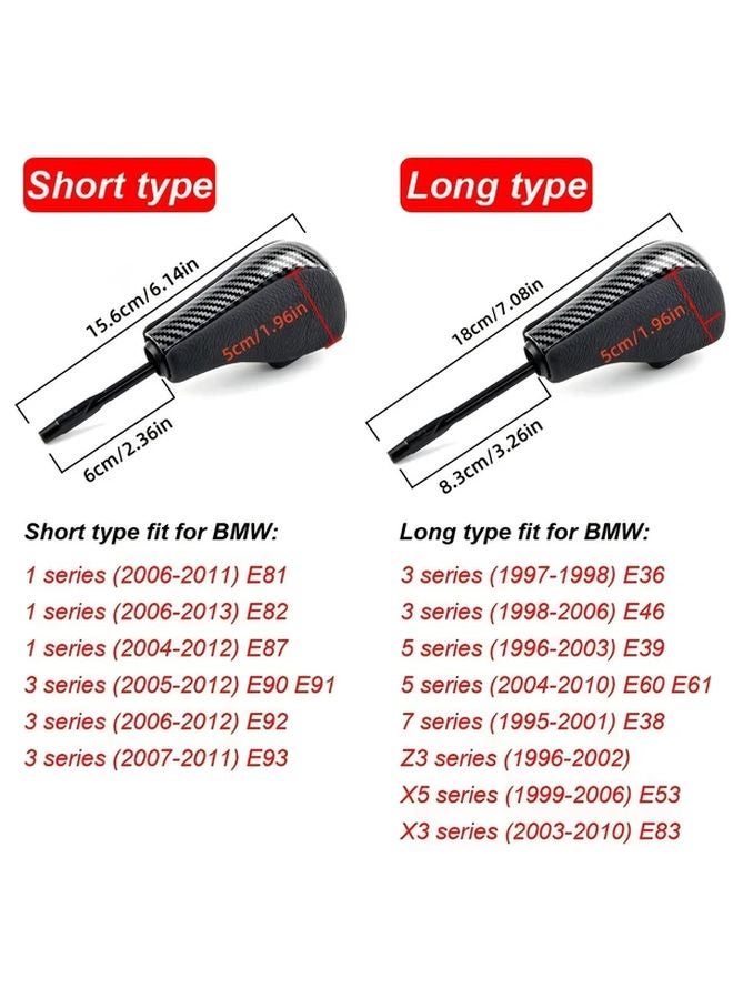 BMW Automatic Gear Shift Knob Silvery Long Direct Replacement for 1 3 5 7 Z X Series 2004 2013 Models - Image 2